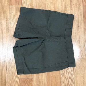Urban Outfitters Dickies Green Relaxed Fit Flat From Shorts size 32